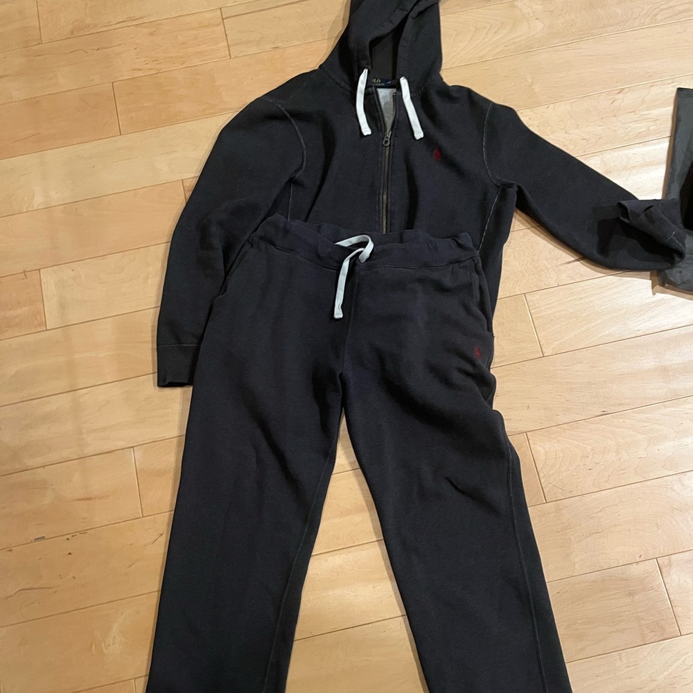 Ralph Lauren Charcoal Gray sweatsuit